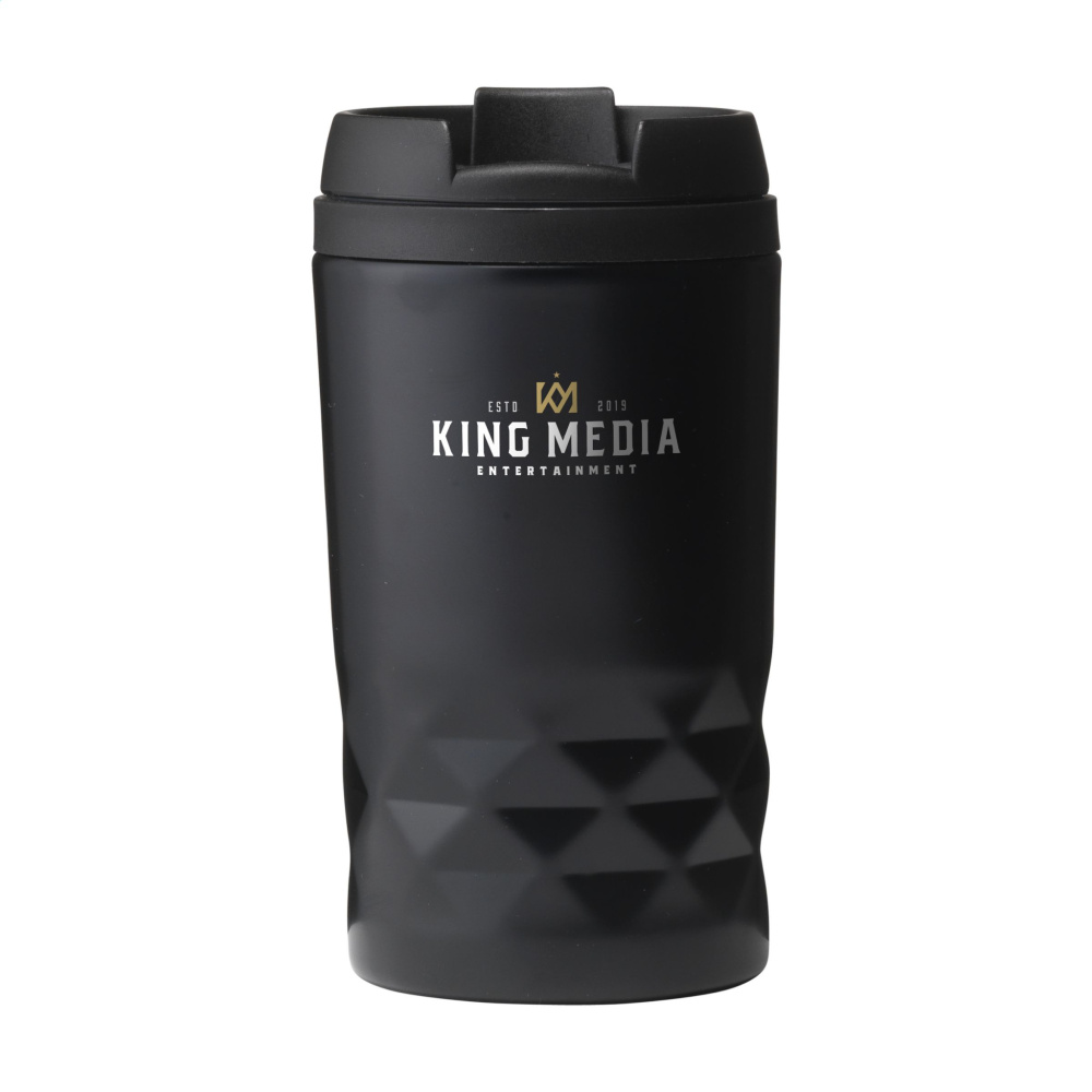 Logo trade promotional products image of: Graphic Mini Mug RCS Recycled Steel 250 ml thermo cup