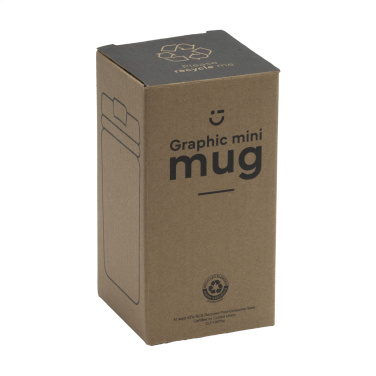 Logo trade promotional item photo of: Graphic Mini Mug RCS Recycled Steel 250 ml thermo cup