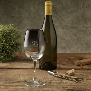 Logo trade promotional item photo of: Smokey Wine Glass 360 ml