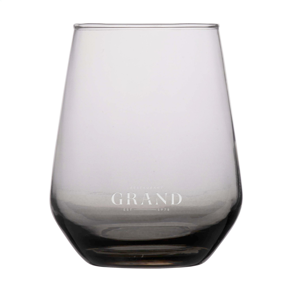 Logotrade corporate gift picture of: Smokey Water Glass 450 ml