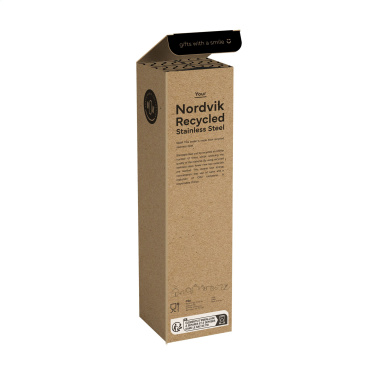 Logo trade promotional merchandise photo of: Nordvik RCS Recycled Steel 750 ml