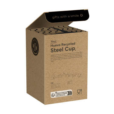 Logotrade promotional gift image of: Huevo RCS Recycled Steel Cup 350 ml thermo cup