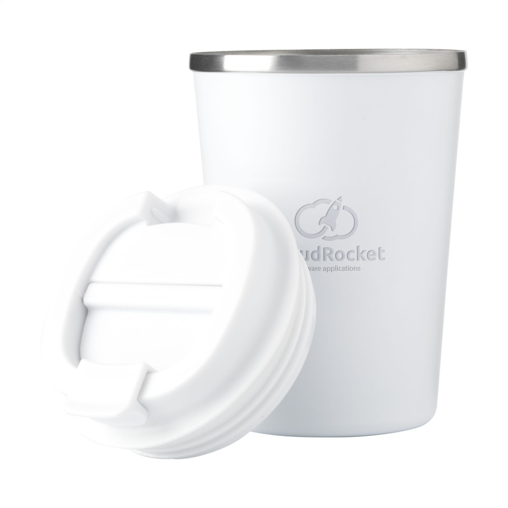 Logotrade promotional merchandise picture of: Kaffi RCS Recycled Coffee Mug 300 ml thermo cup