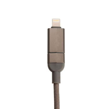 Logo trade corporate gifts image of: Charging cable with data transfer DONNES Pierre Cardin