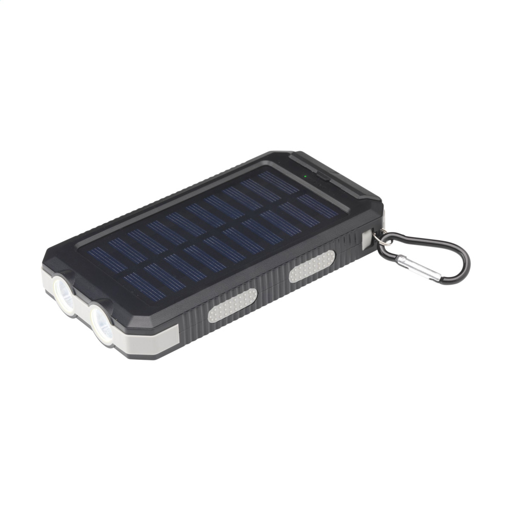 Logotrade promotional gift image of: Trail RCS Solar Charger Compass 8000