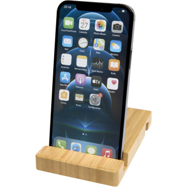 Logotrade business gift image of: Bubup bamboo 2-angled tablet and phone stand