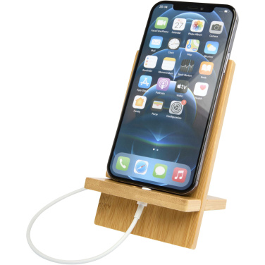 Logotrade promotional items photo of: Ceibo detachable bamboo phone stand