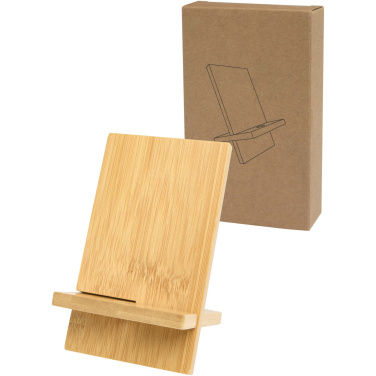 Logotrade promotional product image of: Ceibo detachable bamboo phone stand