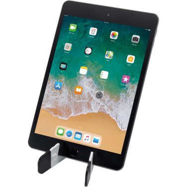 Logotrade promotional gift image of: Buna recycled plastic foldable tablet and phone stand