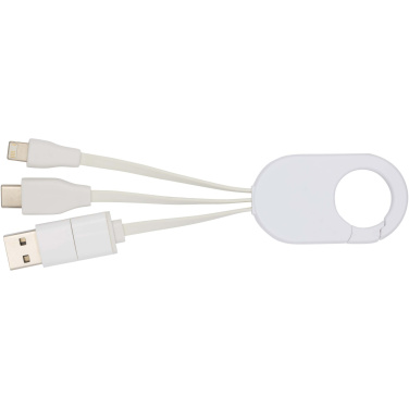 Logotrade promotional product picture of: Troop 4-in-1 recycled plastic charging cable