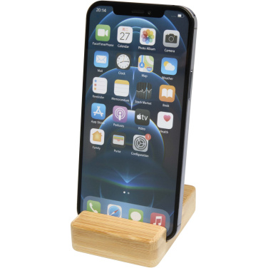 Logotrade promotional product picture of: Ebla bamboo phone stand