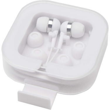 Logotrade corporate gift image of: Dofida wired Type-C earbuds with recycled plastic storage box