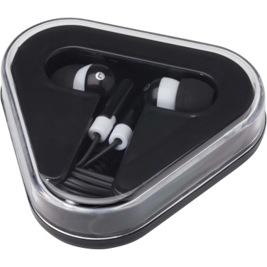 Logo trade corporate gifts image of: Rebel earbuds with recycled plastic storage box