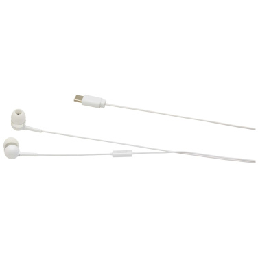 Logotrade business gifts photo of: Baekdu wired Type-C headset with recycled plastic storage box