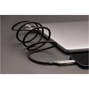 Logo trade promotional gifts image of: SCX.design C52 100W 4-in-1 rPET magnetic ultra fast charging cable 