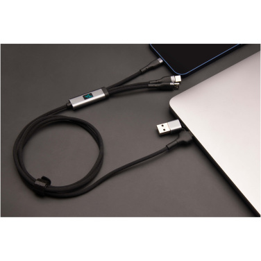 Logotrade promotional products photo of: SCX.design C53 100W 5-in-1 rPET ultra fast charging cable