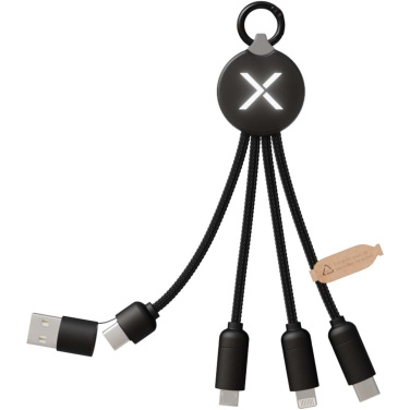 Logo trade promotional gifts picture of: SCX.design C14 15W 5-in-1 charging cable