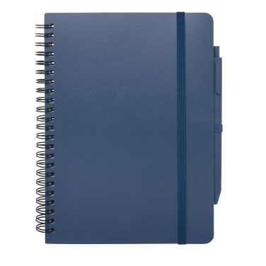 Logotrade promotional merchandise image of: Thalaasa A5 ocean-bound hard cover notebook with ballpoint pen (black ink)