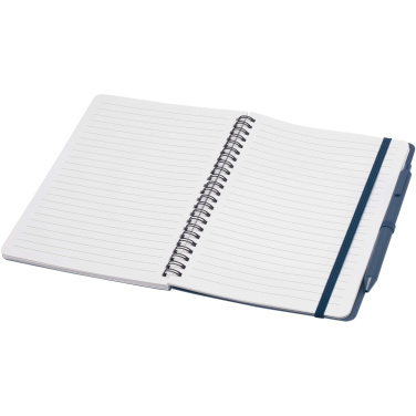 Logotrade promotional items photo of: Thalaasa A5 ocean-bound hard cover notebook with ballpoint pen (black ink)