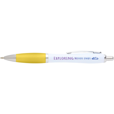 Logo trade advertising products image of: Nash recycled plastic ballpoint pen (black ink)