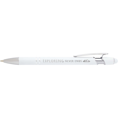 Logotrade promotional product picture of: Kish ballpoint pen with silver finish (blue ink)