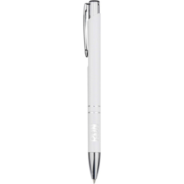 Logo trade advertising product photo of: Moneta recycled aluminium ballpoint pen (blue ink)