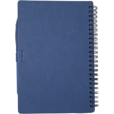 Logo trade promotional gifts picture of: Slate reusable soft cover notebook and pen set (black ink)