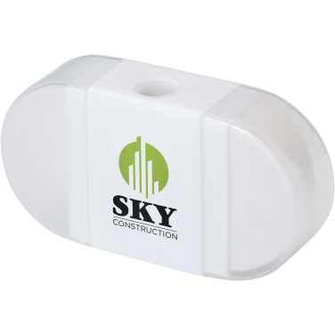 Logo trade promotional gift photo of: Velvi pencil sharpener with eraser 
