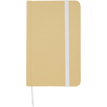 Logotrade promotional products photo of: Reed A6 recycled hard cover notebook with plain pages