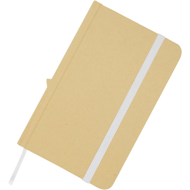 Logotrade business gift image of: Reed A6 recycled hard cover notebook with plain pages