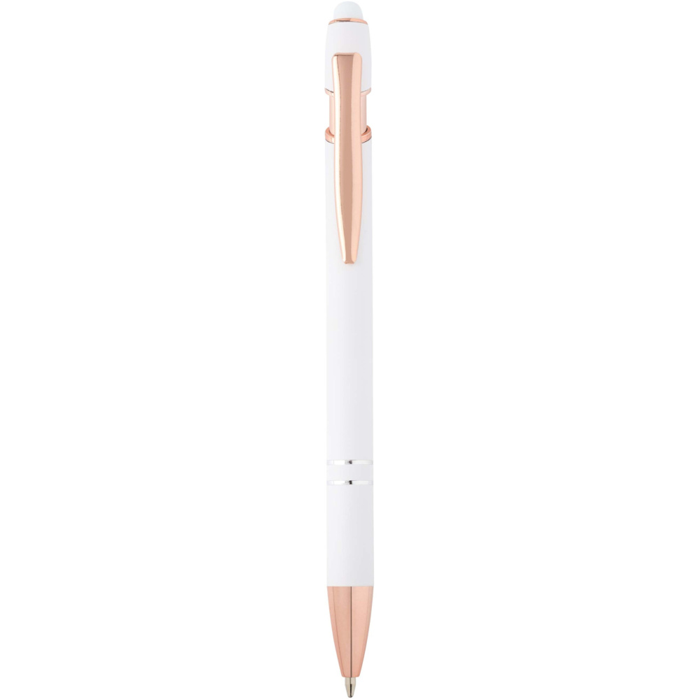 Logo trade business gifts image of: Nanna ballpoint pen with rose gold finish (black ink)