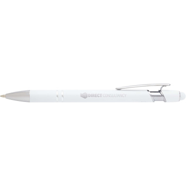 Logotrade advertising product image of: Kish ballpoint pen with silver finish (black ink)