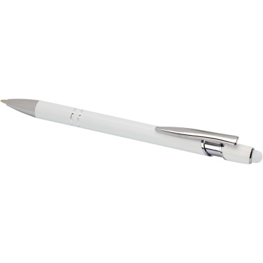 Logo trade promotional merchandise picture of: Kish ballpoint pen with silver finish (black ink)