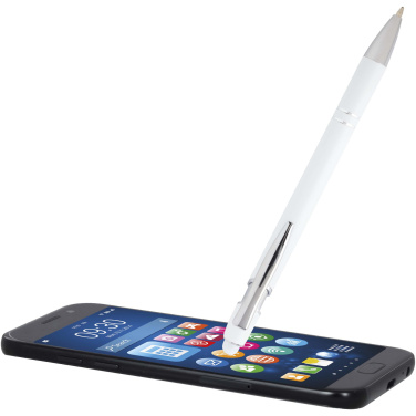 Logotrade advertising products photo of: Kish ballpoint pen with silver finish (black ink)