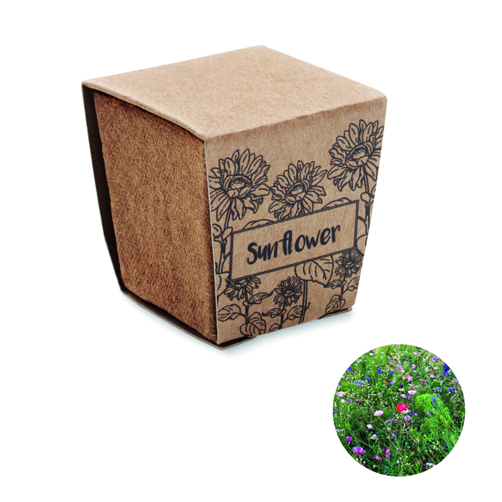 Logo trade promotional product photo of: Sunflower growing kit