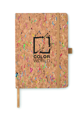 Logotrade promotional giveaway image of: A5 cork coloured notebook