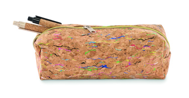 Logotrade corporate gift picture of: Coloured cork pencil case