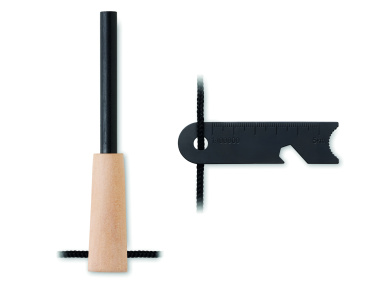 Logo trade business gift photo of: Pine wood fire starter tools