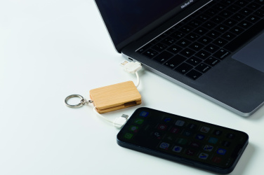 Logotrade corporate gift image of: Key ring charging cable