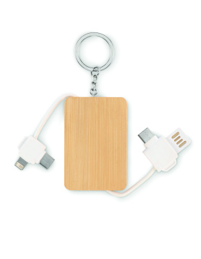 Logotrade promotional gift image of: Key ring charging cable
