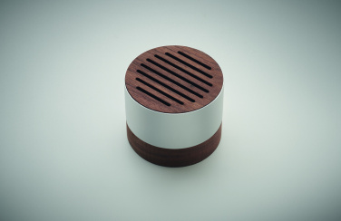 Logo trade corporate gifts image of: Recycled aluminium speaker