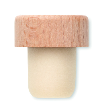 Logotrade promotional giveaway image of: Beech wood bottle stopper