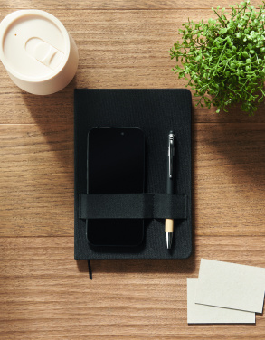 Logotrade promotional product image of: A5 RPET notebook with pen