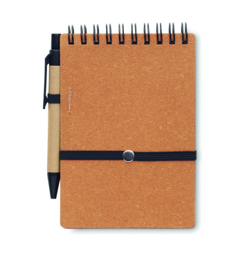 Logotrade promotional gift image of: Recycled notebook with ball pen