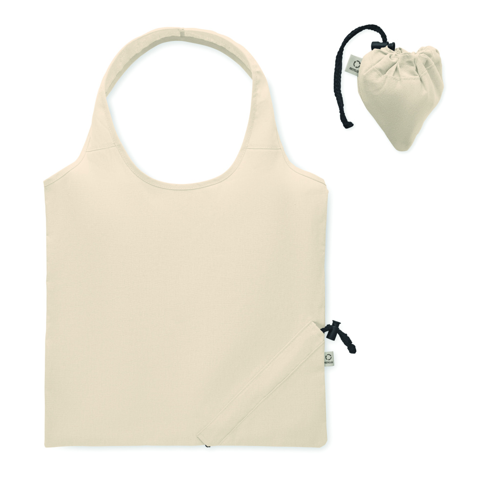 Logo trade promotional giveaway photo of: Foldable shopping bag 140 gr/m²