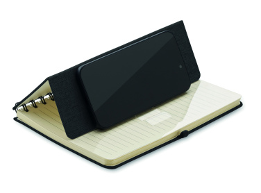 Logotrade advertising product image of: A5 notebook with phone holder