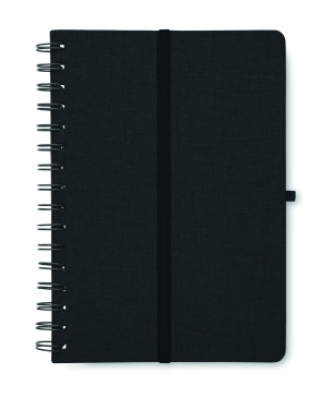 Logo trade promotional items picture of: A5 notebook with phone holder