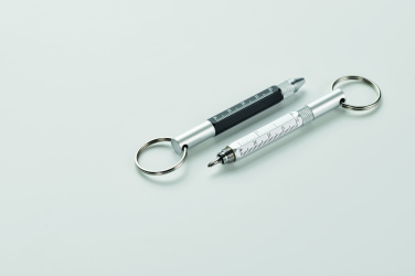 Logo trade promotional gifts picture of: Key ring with twist action pen