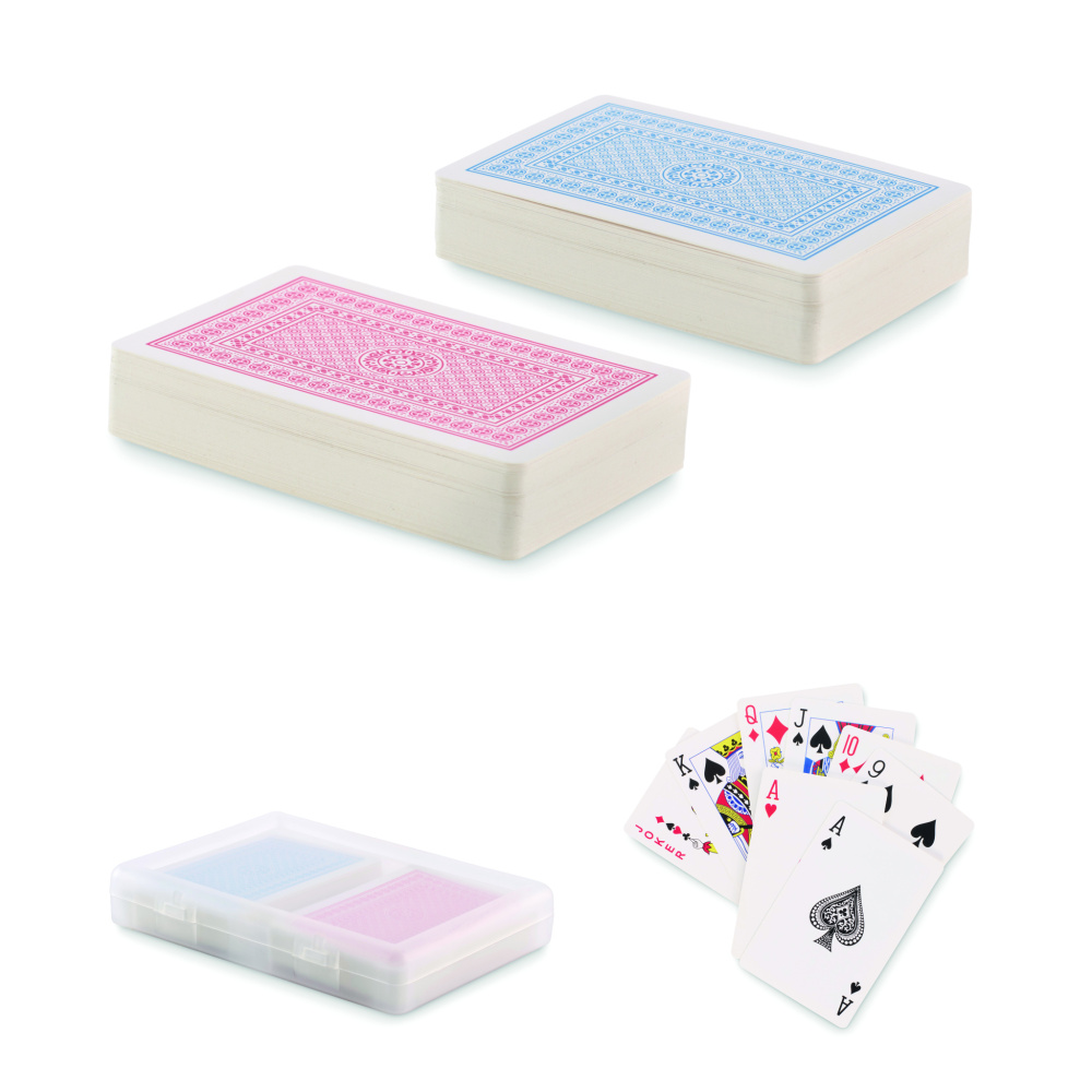 Logotrade promotional item picture of: Set of classic playing cards