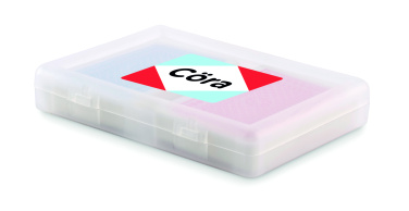 Logo trade promotional giveaways image of: Set of classic playing cards